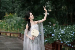 The Ethereal Grace of Da Xi Dacy in Art Language Vol.8897 by the Lake-7