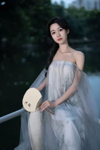 The Ethereal Grace of Da Xi Dacy in Art Language Vol.8897 by the Lake-3