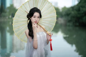 The Ethereal Grace of Da Xi Dacy in Art Language Vol.8897 by the Lake-4