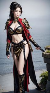 AI Generated Female Warrior: Majestic Web Game Style - Part03-0