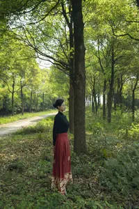 Chenaling_CL's Grace with Classic Horse Skirt in YiTuYu Vol.8784 Collection-9