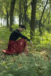 Chenaling_CL's Grace with Classic Horse Skirt in YiTuYu Vol.8784 Collection-22