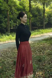 Chenaling_CL's Grace with Classic Horse Skirt in YiTuYu Vol.8784 Collection-5