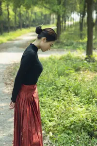 Chenaling_CL's Grace with Classic Horse Skirt in YiTuYu Vol.8784 Collection-3