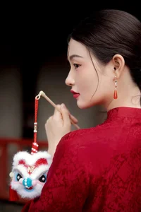 Timeless Elegance: A Red Heritage Moment in Ancient Architecture-6