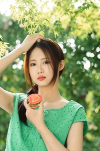 Summer Vintage Aesthetic: Ka Bi in YiTuYu Art Language Vol.9337 – Mint Green Fashion and Nostalgic Portrait Photography-7