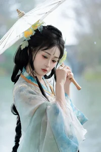 Ethereal Hanfu Beauty in Meiling Plum Forest - YiTuYu Vol.8870 Jiao Yi Zhi Sui Sui-2