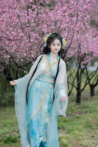 Ethereal Hanfu Beauty in Meiling Plum Forest - YiTuYu Vol.8870 Jiao Yi Zhi Sui Sui-26
