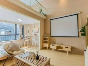 Modern 40m² Loft Apartment with 2 Bedrooms and Japanese Tea Room: Small Space Design Inspiration for Minimalist Living-0