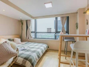 Modern 40m² Loft Apartment with 2 Bedrooms and Japanese Tea Room: Small Space Design Inspiration for Minimalist Living-2