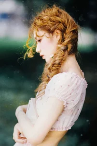 Serene Garden Portraits: Yu Han Relaxes Under Floral Vines in YiTuYu Art Language Vol.9129 Photography Collection-2