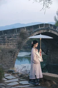 Timeless Elegance of Yi Ming in Art Language Vol.8869 - A Poetic Riverside Muse-10