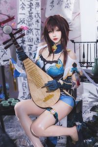 Coser Xueqing astra as Ruan Mei Honkai Star Rail: Elegant Artistic Portrayal (84P)-10