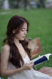 XVG No.9: Long-Haired Muse in a Dreamy Garden Serene and Pure Beauty-7