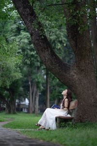 XVG No.9: Long-Haired Muse in a Dreamy Garden Serene and Pure Beauty-12