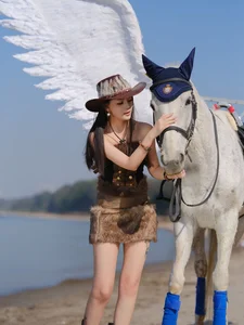 Wild Spirit: Sweet and Cool Denim Style in YiTuYu艺图语 Vol.8874 z - A Forest Adventure-19