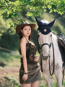 Wild Spirit: Sweet and Cool Denim Style in YiTuYu艺图语 Vol.8874 z - A Forest Adventure-2