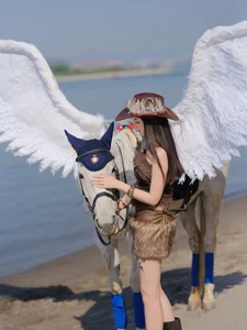 Wild Spirit: Sweet and Cool Denim Style in YiTuYu艺图语 Vol.8874 z - A Forest Adventure-8