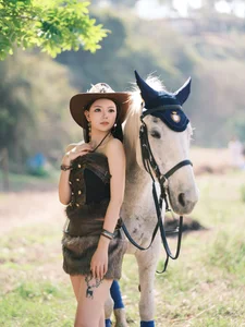 Wild Spirit: Sweet and Cool Denim Style in YiTuYu艺图语 Vol.8874 z - A Forest Adventure-7