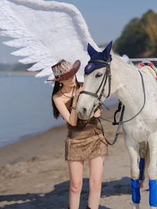 Wild Spirit: Sweet and Cool Denim Style in YiTuYu艺图语 Vol.8874 z - A Forest Adventure-20