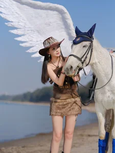 Wild Spirit: Sweet and Cool Denim Style in YiTuYu艺图语 Vol.8874 z - A Forest Adventure-21