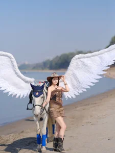 Wild Spirit: Sweet and Cool Denim Style in YiTuYu艺图语 Vol.8874 z - A Forest Adventure-5