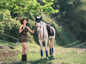 Wild Spirit: Sweet and Cool Denim Style in YiTuYu艺图语 Vol.8874 z - A Forest Adventure-16