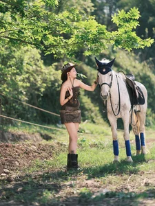 Wild Spirit: Sweet and Cool Denim Style in YiTuYu艺图语 Vol.8874 z - A Forest Adventure-3