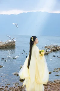 Ethereal Grace of Wan Jiang Ting in YiTuYu Art Language Vol.8851 by the Lake-20