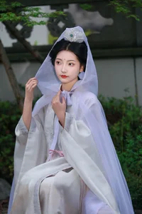 Ethereal Whispers: Nan Gua Zhou Amidst the Blooming Hydrangeas | YiTuYu Art Language Vol. 9092-5