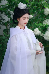 Ethereal Whispers: Nan Gua Zhou Amidst the Blooming Hydrangeas | YiTuYu Art Language Vol. 9092-7