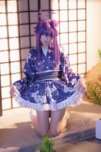 Stunning Blue Archive Igusa Haruka New Year Cosplay by Lunananya | 35P Exclusive High-Quality Photo Collection-2