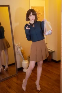 Aesthetic Lifestyle Portrait Series: Hoshilily Xing Zhi Chi Chi in The Kind Neighbor Sister Collection Part 01-10