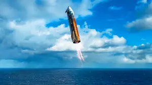 Earth Orbital Mission: Modern Satellite Ready for Space Exploration Journey-3