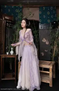 Discover Yu Zi Jiang Fish's Ethereal Beauty in XiuRen No.10737 Traditional Attire. Explore Asian Grace and Charm!-3
