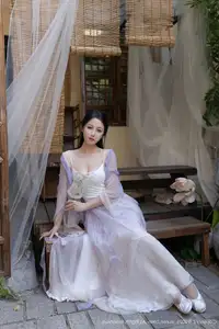 Discover Yu Zi Jiang Fish's Ethereal Beauty in XiuRen No.10737 Traditional Attire. Explore Asian Grace and Charm!-4