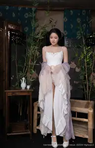 Discover Yu Zi Jiang Fish's Ethereal Beauty in XiuRen No.10737 Traditional Attire. Explore Asian Grace and Charm!-50