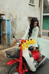 Stunning Transformation: Vietnamese Karate Champion Trang Cẩm Lành Embraces Elegance in Traditional Áo Dài Fashion-8