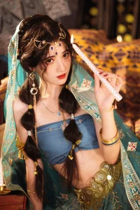 Elegant Portrait Series: YiTuYu Art Language Vol.9150 Featuring Model Dang Chu Jiao Ren Jia Xiao Tian Tian - Aesthetic Photography Collection-8