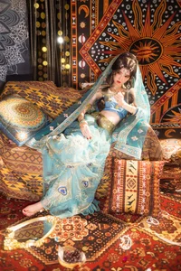 Elegant Portrait Series: YiTuYu Art Language Vol.9150 Featuring Model Dang Chu Jiao Ren Jia Xiao Tian Tian - Aesthetic Photography Collection-14