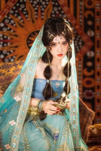 Elegant Portrait Series: YiTuYu Art Language Vol.9150 Featuring Model Dang Chu Jiao Ren Jia Xiao Tian Tian - Aesthetic Photography Collection-20