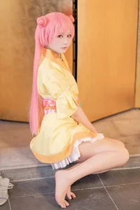 Stunning Kurama Koharu Cosplay by Lunananya from Senren Banka: A Visual Journey into Traditional Japanese Aesthetics and Elegant Miko Style-19